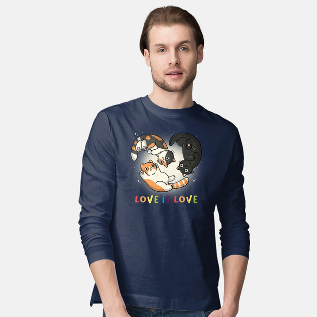 Love Always Wins-Mens-Long Sleeved-Tee-Freecheese