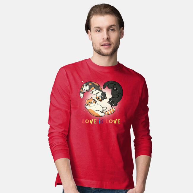 Love Always Wins-Mens-Long Sleeved-Tee-Freecheese