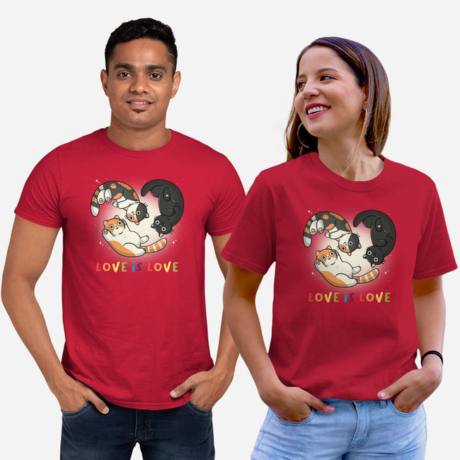 Love Always Wins-Unisex-Basic-Tee-Freecheese