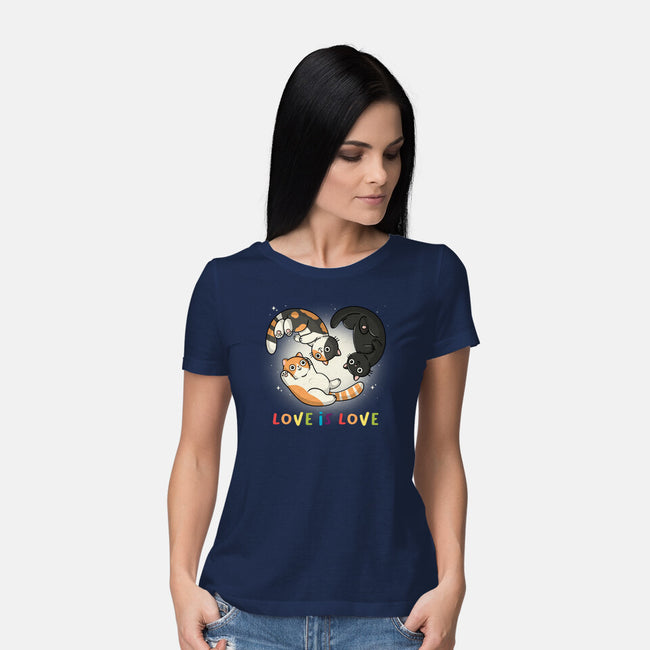 Love Always Wins-Womens-Basic-Tee-Freecheese