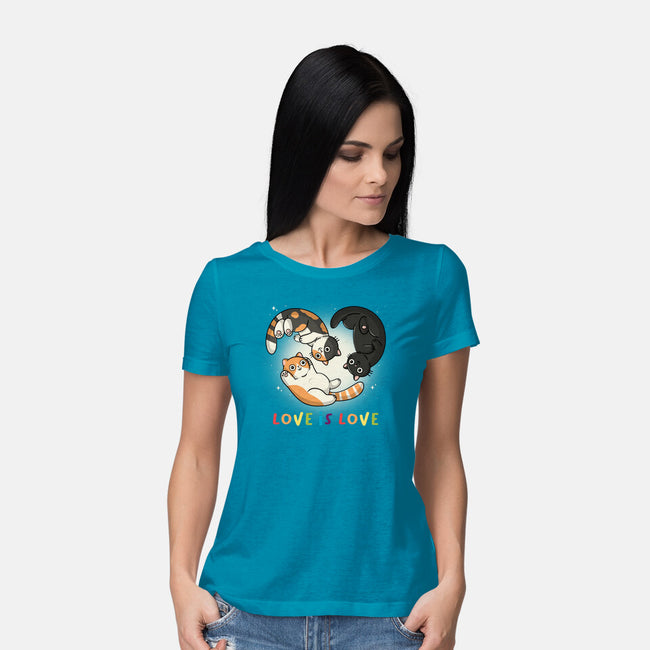 Love Always Wins-Womens-Basic-Tee-Freecheese