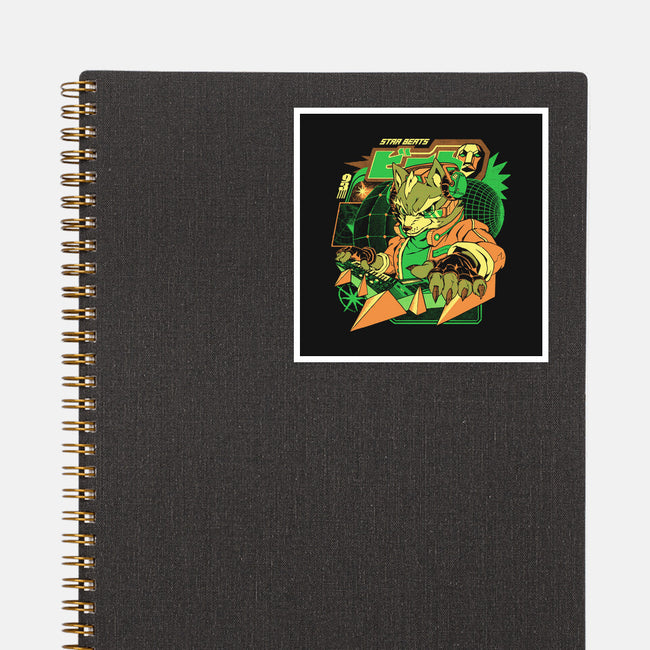 Star Beats-None-Glossy-Sticker-ilustrata