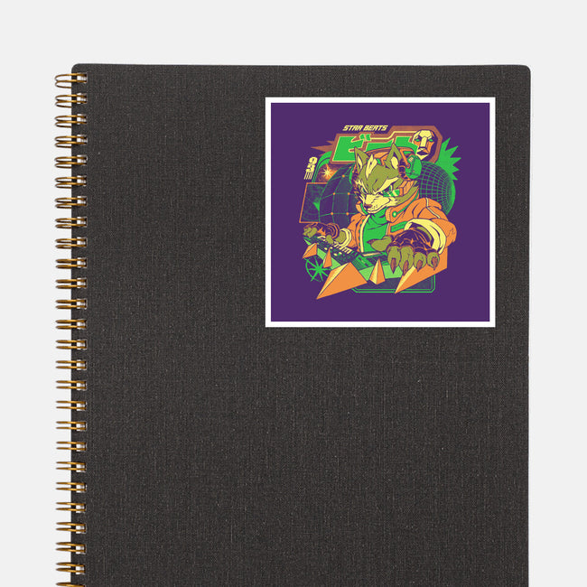 Star Beats-None-Glossy-Sticker-ilustrata