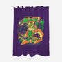 Star Beats-None-Polyester-Shower Curtain-ilustrata