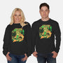 Star Beats-Unisex-Crew Neck-Sweatshirt-ilustrata