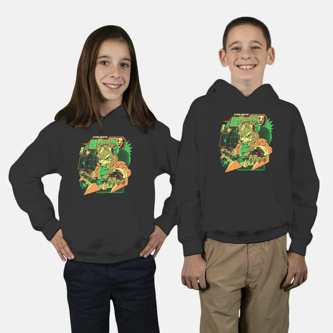 Star Beats-Youth-Pullover-Sweatshirt-ilustrata