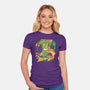 Star Beats-Womens-Fitted-Tee-ilustrata