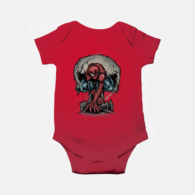 Web Swing And Punishment-Baby-Basic-Onesie-glitchygorilla