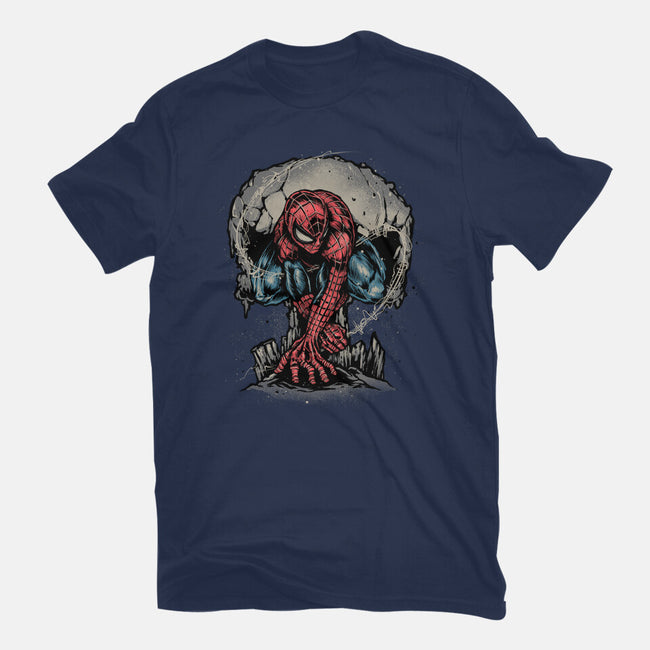Web Swing And Punishment-Mens-Basic-Tee-glitchygorilla