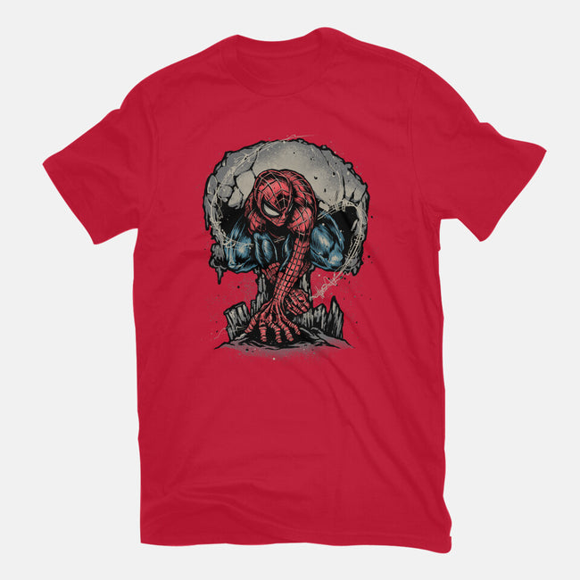 Web Swing And Punishment-Mens-Premium-Tee-glitchygorilla