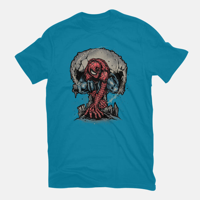 Web Swing And Punishment-Womens-Fitted-Tee-glitchygorilla
