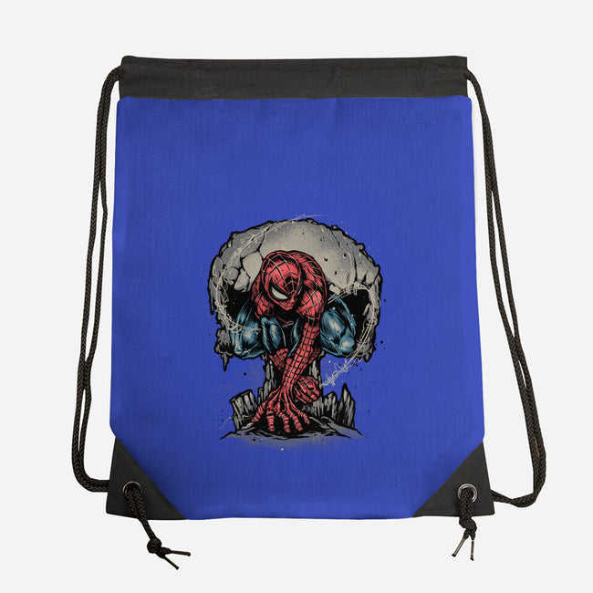Web Swing And Punishment-None-Drawstring-Bag-glitchygorilla
