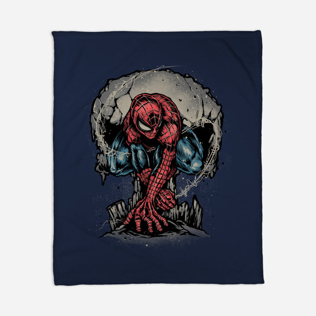 Web Swing And Punishment-None-Fleece-Blanket-glitchygorilla