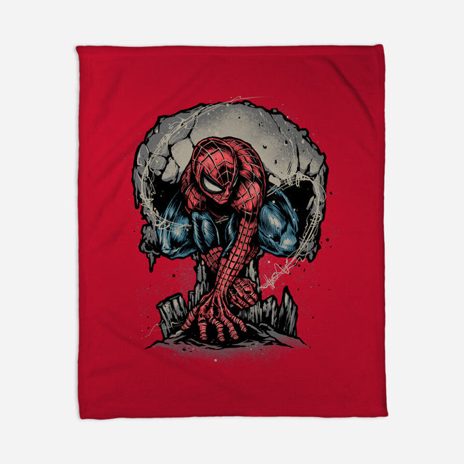 Web Swing And Punishment-None-Fleece-Blanket-glitchygorilla
