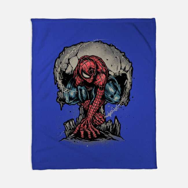 Web Swing And Punishment-None-Fleece-Blanket-glitchygorilla