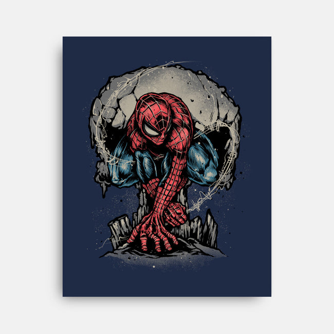 Web Swing And Punishment-None-Stretched-Canvas-glitchygorilla