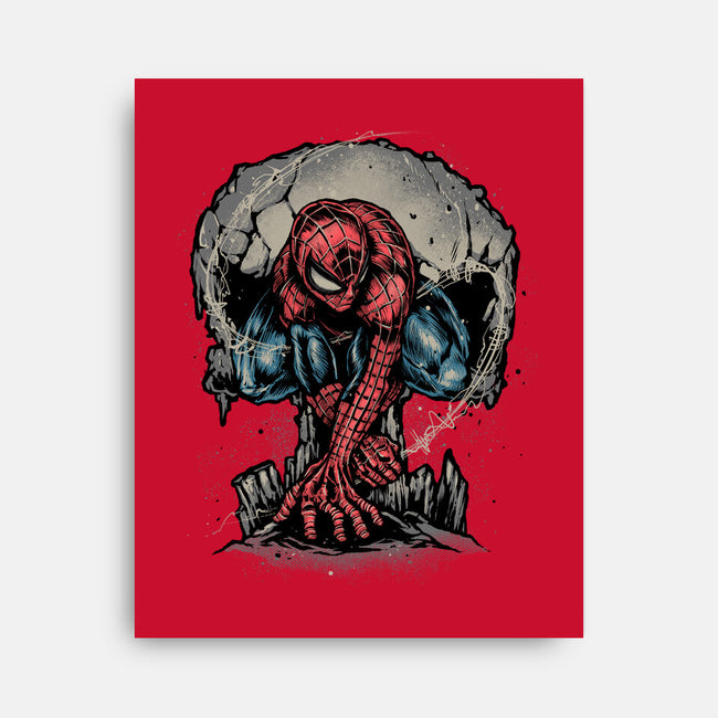 Web Swing And Punishment-None-Stretched-Canvas-glitchygorilla
