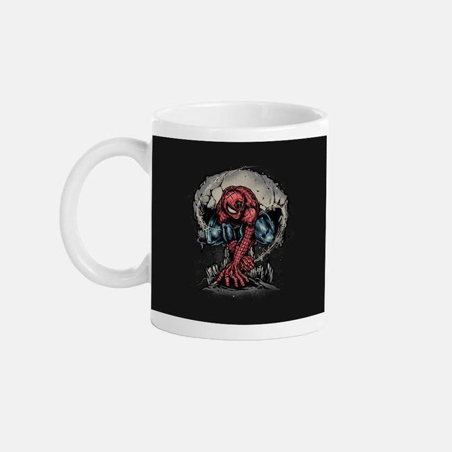 Web Swing And Punishment-None-Mug-Drinkware-glitchygorilla