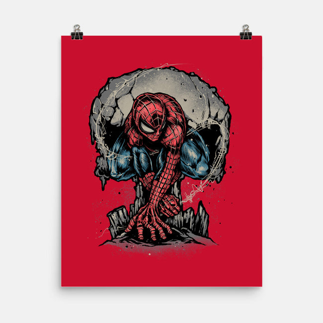 Web Swing And Punishment-None-Matte-Poster-glitchygorilla