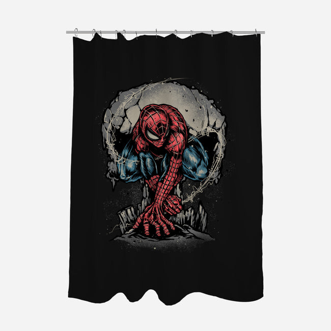 Web Swing And Punishment-None-Polyester-Shower Curtain-glitchygorilla