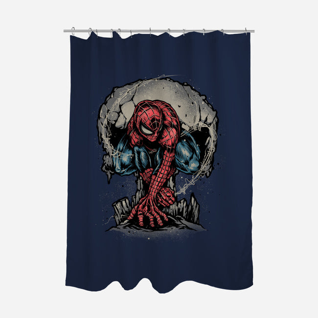 Web Swing And Punishment-None-Polyester-Shower Curtain-glitchygorilla