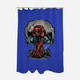Web Swing And Punishment-None-Polyester-Shower Curtain-glitchygorilla