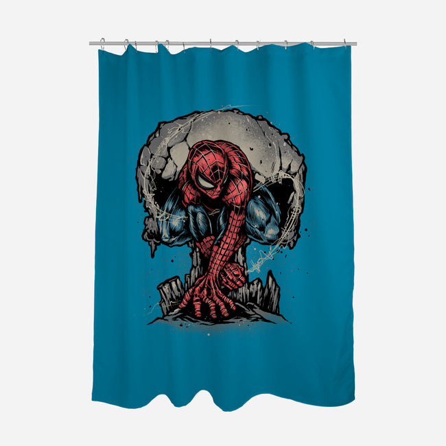 Web Swing And Punishment-None-Polyester-Shower Curtain-glitchygorilla