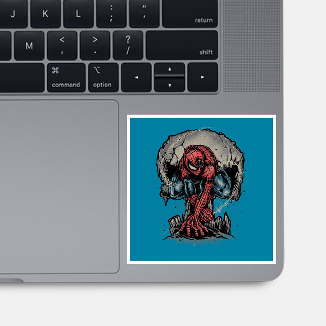 Web Swing And Punishment-None-Glossy-Sticker-glitchygorilla