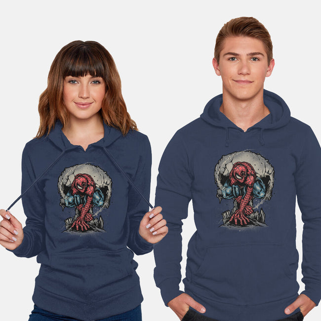 Web Swing And Punishment-Unisex-Pullover-Sweatshirt-glitchygorilla