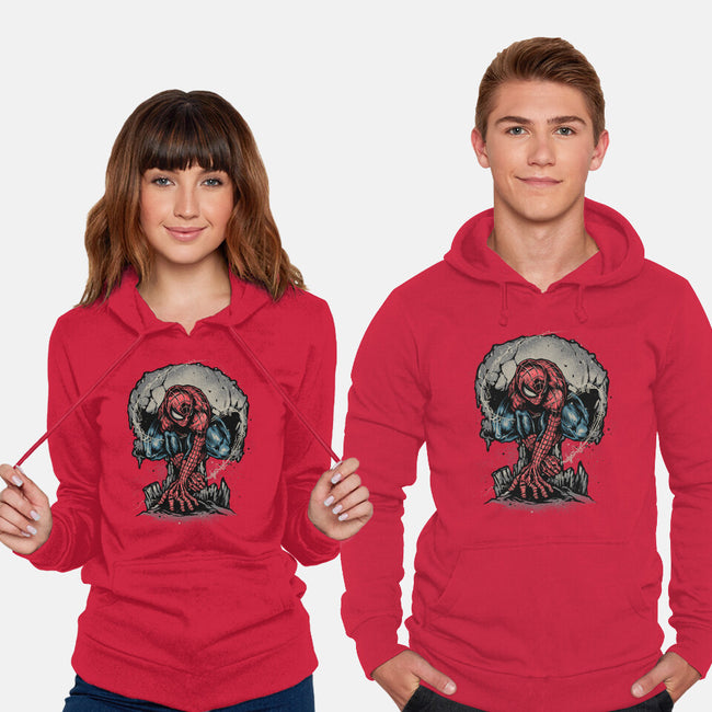 Web Swing And Punishment-Unisex-Pullover-Sweatshirt-glitchygorilla