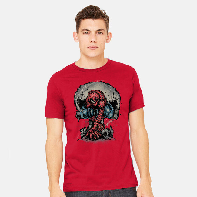 Web Swing And Punishment-Mens-Heavyweight-Tee-glitchygorilla
