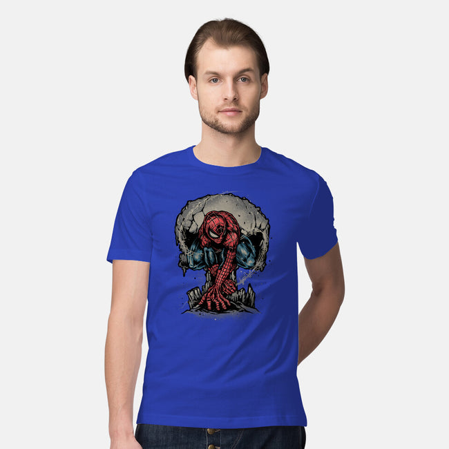 Web Swing And Punishment-Mens-Premium-Tee-glitchygorilla