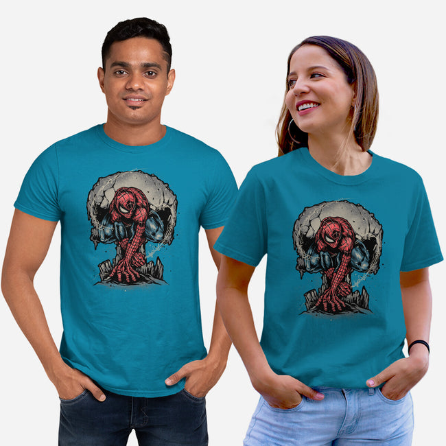 Web Swing And Punishment-Unisex-Basic-Tee-glitchygorilla