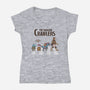 The Dungeon Crawlers-Womens-V-Neck-Tee-kg07