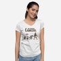 The Dungeon Crawlers-Womens-V-Neck-Tee-kg07