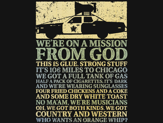 We're On A Mission From God