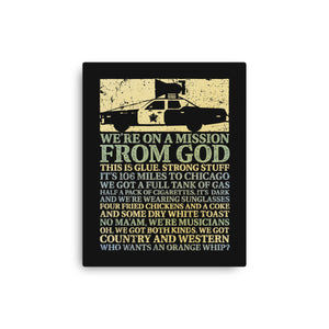 We're On A Mission From God