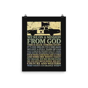 We're On A Mission From God