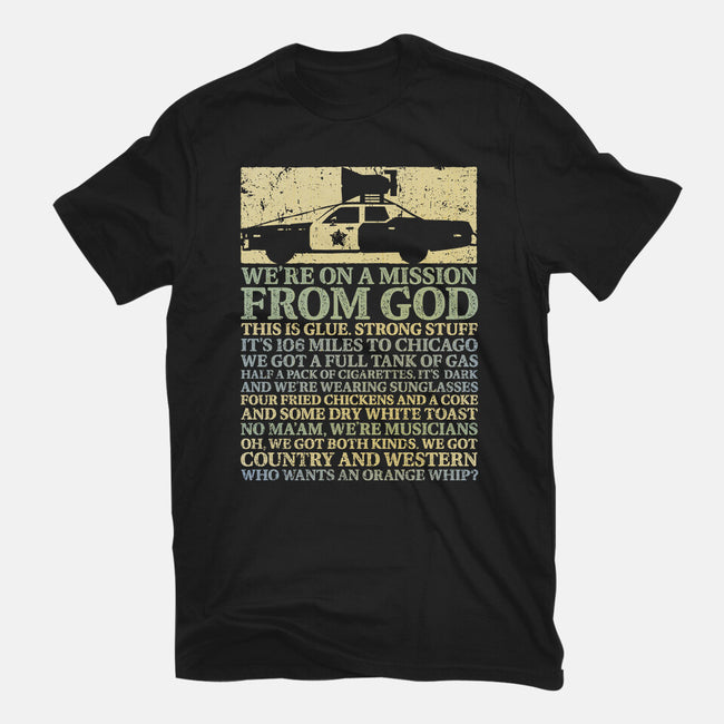 We're On A Mission From God-Mens-Premium-Tee-kg07