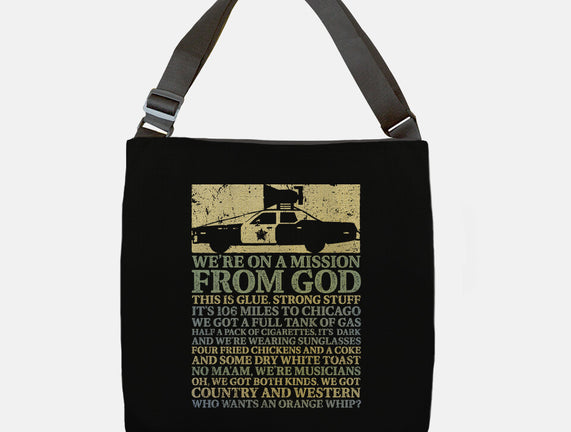 We're On A Mission From God