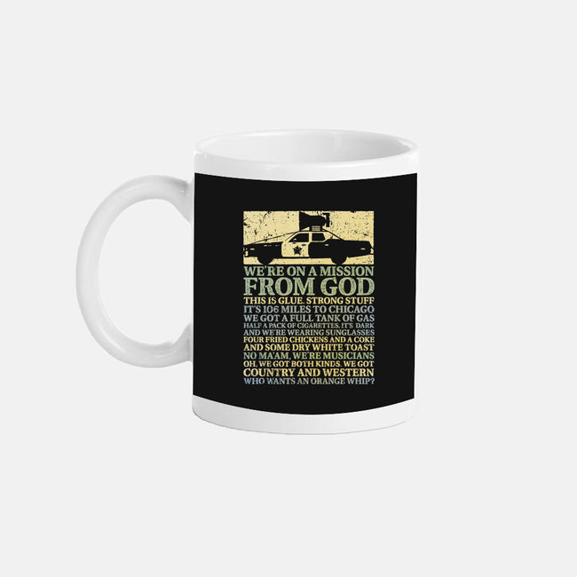 We're On A Mission From God-None-Mug-Drinkware-kg07