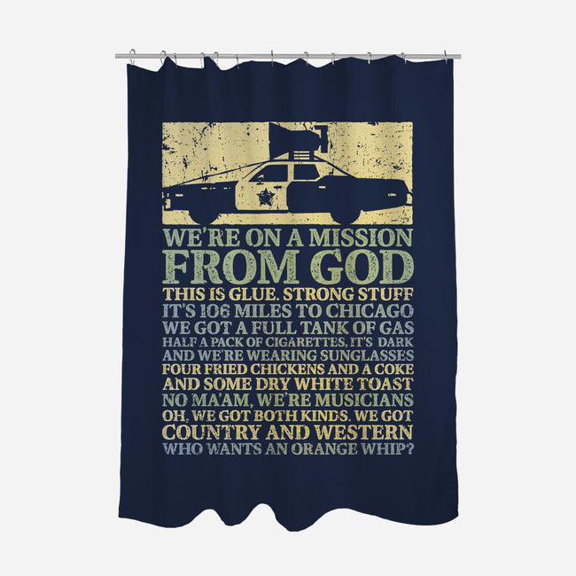 We're On A Mission From God-None-Polyester-Shower Curtain-kg07