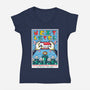 Next Level Retro-Womens-V-Neck-Tee-krisren28