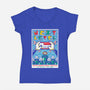Next Level Retro-Womens-V-Neck-Tee-krisren28