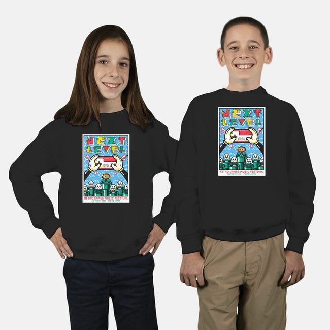 Next Level Retro-Youth-Crew Neck-Sweatshirt-krisren28