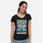 Next Level Retro-Womens-V-Neck-Tee-krisren28