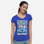 Next Level Retro-Womens-V-Neck-Tee-krisren28