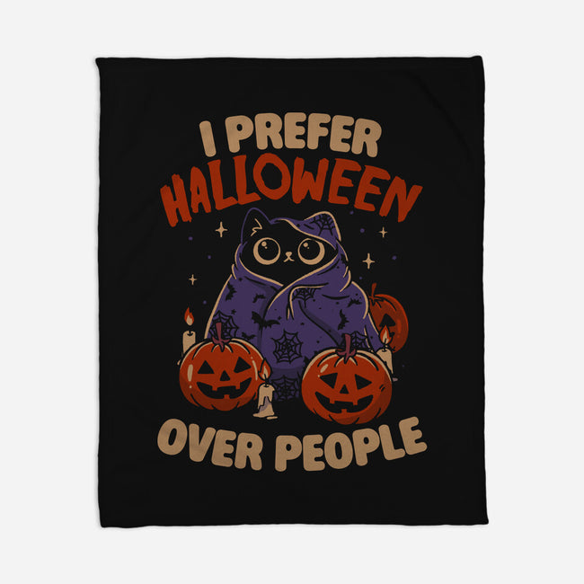Halloween Over People-None-Fleece-Blanket-koalastudio