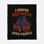 Halloween Over People-None-Fleece-Blanket-koalastudio