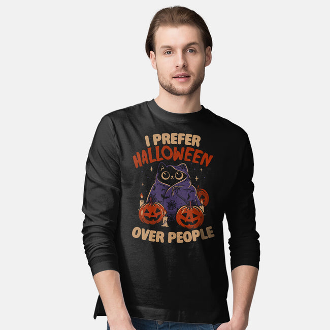 Halloween Over People-Mens-Long Sleeved-Tee-koalastudio